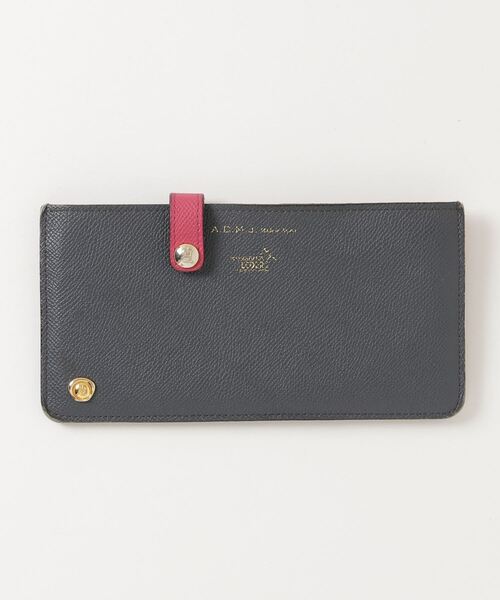admj財布 （A.D.M.J./エーディーエムジェー クロコ型押し 長財布  