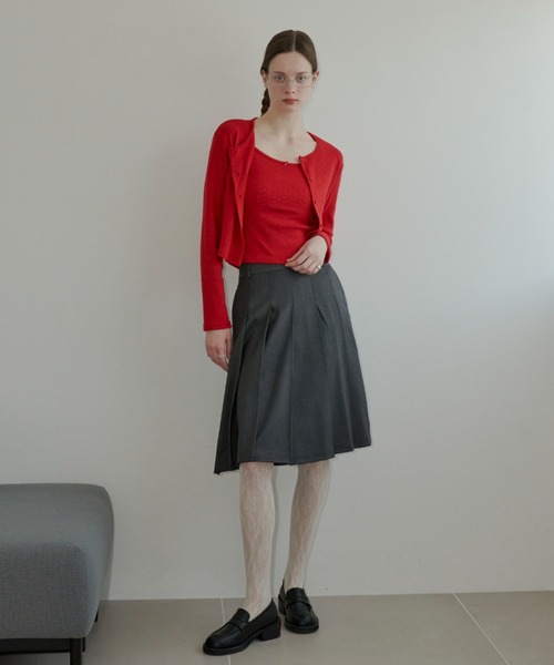 GIUNON（ジウノン）の「flower lace tights / フラワーレースタイツ（タイツ/ストッキング・レディース・ホワイト・FREE）」の3枚目の写真