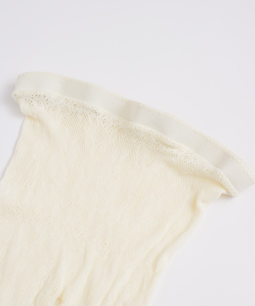 GIUNON（ジウノン）の「flower lace tights / フラワーレースタイツ（タイツ/ストッキング・レディース・ホワイト・FREE）」の21枚目の写真