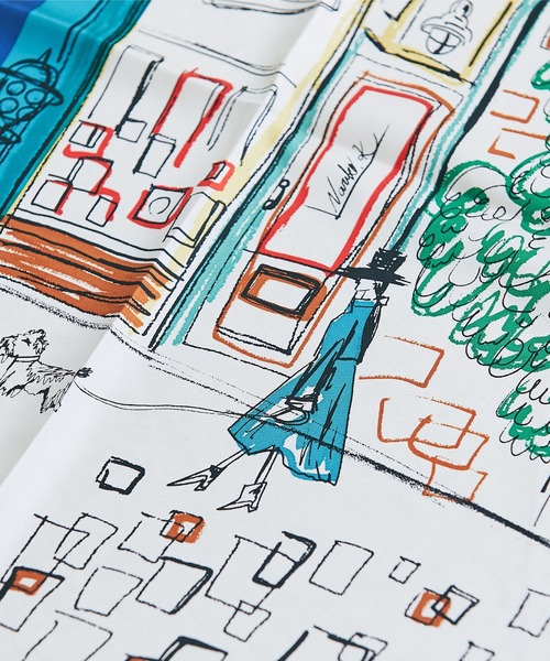 manipuri（マニプリ）の「マニプリ/スカーフ65LDN（バンダナ/スカーフ・レディース・ブルー・FREE）」の5枚目の写真