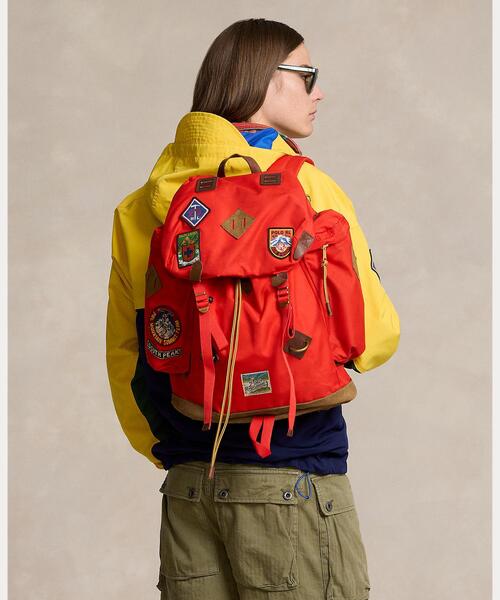 POLO RALPH LAUREN キャンバス レザー＆スエードトリム 三越伊勢丹 | DOUBLE RL RALPH LAUREN/ダブル アール エル
