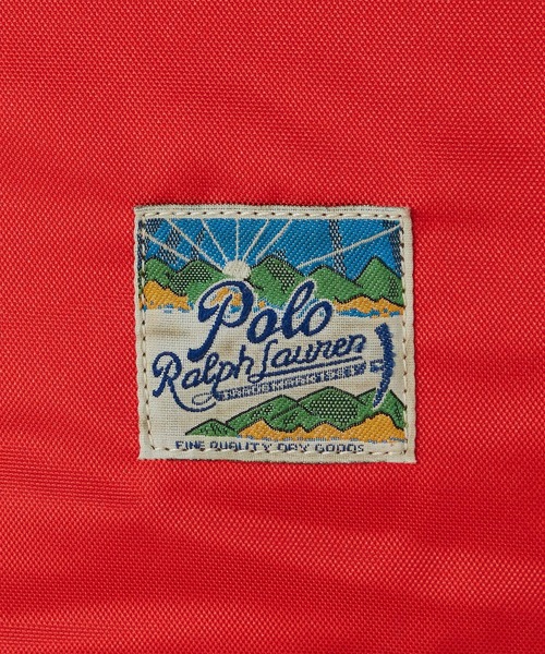 Ralph Lauren ラルフローレン ワッペン スエードトリム リュック POLO RALPH LAUREN（ポロ ラルフ ローレン）の「スエードトリム