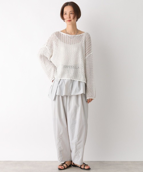 LEPSIM（レプシィム）の「ベルトナイロンパンツ　992102（その他パンツ・レディース・ライトグレー/ブラック/オフホワイト・FREE）」の10枚目の写真