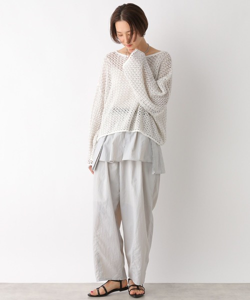 LEPSIM（レプシィム）の「ベルトナイロンパンツ　992102（その他パンツ・レディース・ライトグレー/ブラック/オフホワイト・FREE）」の11枚目の写真