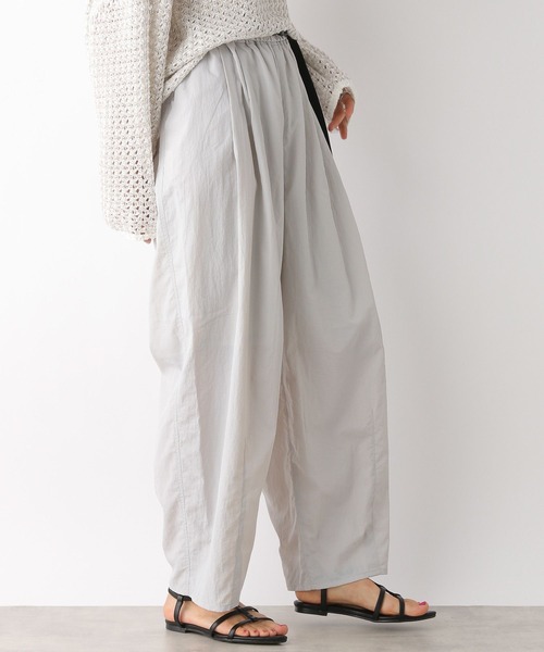 LEPSIM（レプシィム）の「ベルトナイロンパンツ　992102（その他パンツ・レディース・ライトグレー/ブラック/オフホワイト・FREE）」の14枚目の写真