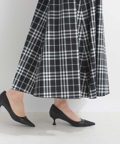 PICCIN（ピッチン）の「サッカーチェックフレアスカート（スカート・レディース・オフホワイト/ブラック・M）」の22枚目の写真