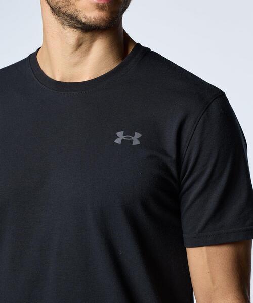 送関込□STONE  Tシャツ ショート スリムフィット UNDER ARMOUR tシャツ UAパフォーマンスコットン ショート