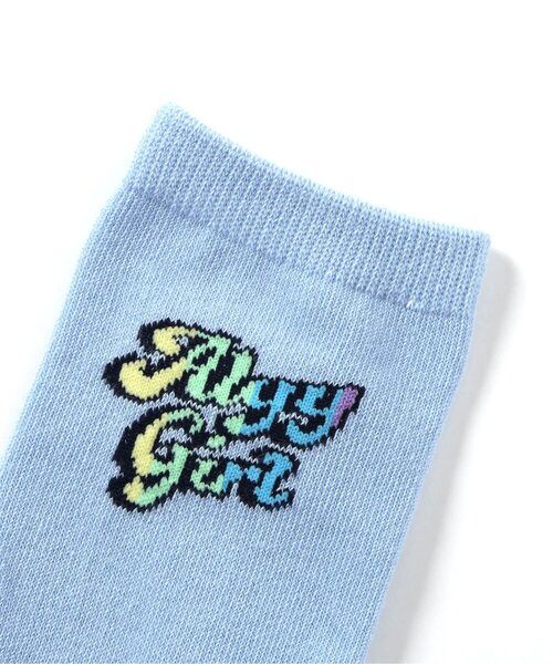 algy（アルジー）の「グラデロゴクルーソックス（ソックス/靴下・キッズ・ブラック/サックスブルー/オフホワイト・24/21）」の5枚目の写真