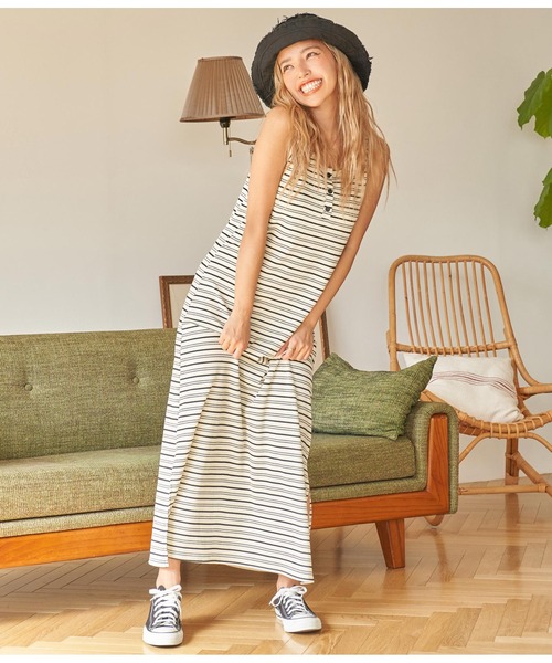 anap mimpi（アナップミンピ）の「リバーシブル キャンバス フリンジ バケットハット（ハット・レディース・ブラック/カーキ/ホワイト・FREE）」の12枚目の写真