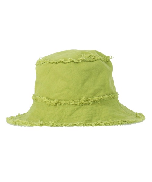 anap mimpi（アナップミンピ）の「リバーシブル キャンバス フリンジ バケットハット（ハット・レディース・ブラック/カーキ/ホワイト・FREE）」の18枚目の写真