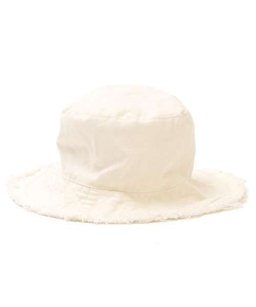 anap mimpi（アナップミンピ）の「リバーシブル キャンバス フリンジ バケットハット（ハット・レディース・ブラック/カーキ/ホワイト・FREE）」の16枚目の写真