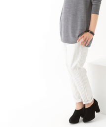 earth music&ecology | ストライプテーパードパンツ(その他パンツ)