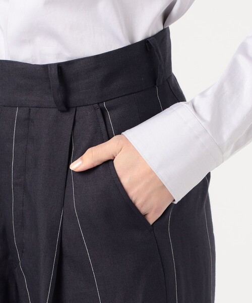 HAVERSACK(ハバーザック)の「HAVERSACK ラミーパンツ(その他パンツ・レディース・ネイビー・1/0)」の7枚目の写真