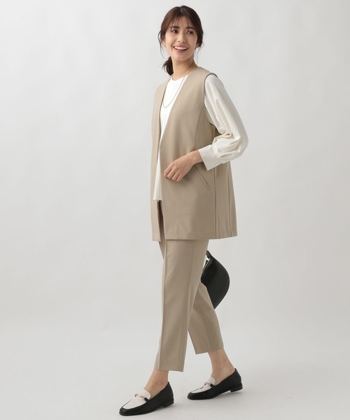 Elura（エルーラ）の「夏ラクミドルジレ/107177（ベスト・レディース・ベージュ/ブラック・FREE）」の12枚目の写真