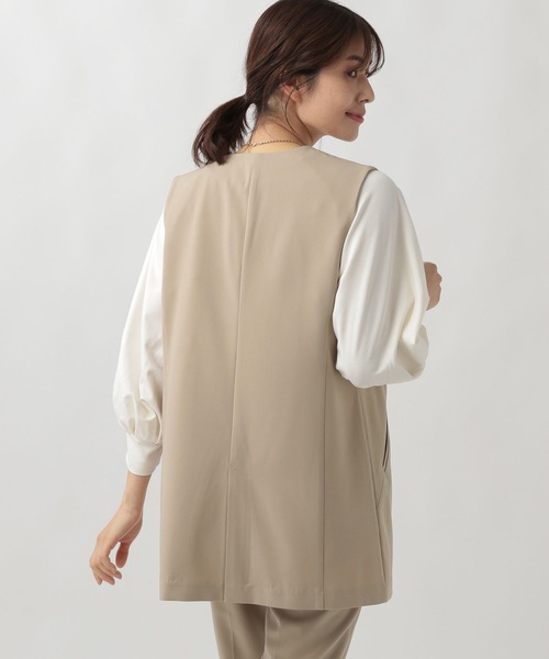 Elura（エルーラ）の「夏ラクミドルジレ/107177（ベスト・レディース・ベージュ/ブラック・FREE）」の16枚目の写真