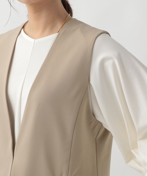 Elura（エルーラ）の「夏ラクミドルジレ/107177（ベスト・レディース・ベージュ/ブラック・FREE）」の21枚目の写真