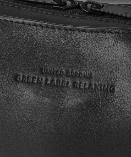 green label relaxing（グリーンレーベルリラクシング）の「GLR レザー ファンクショナル ショルダーバッグ（ショルダーバッグ・メンズ・ブラック・FREE）」の16枚目の写真