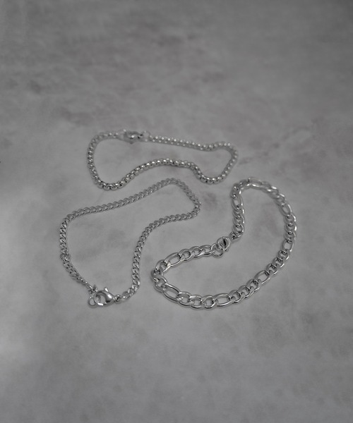 SBG（エスビー）の「SBG 3点セット チェーンブレスレット（ブレスレット・メンズ・シルバー/シルバー系その他/シルバー系その他2/シルバー系その他3・FREE）」の15枚目の写真