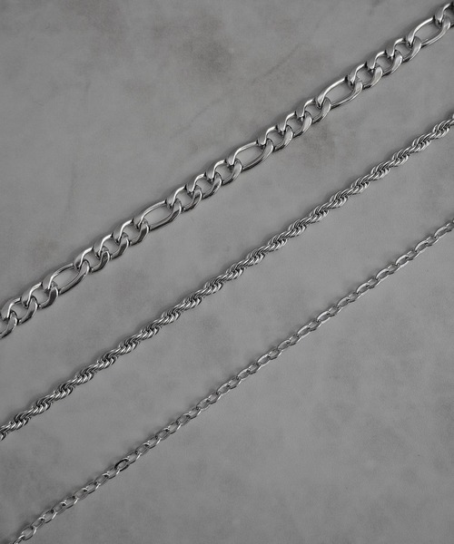 SBG（エスビー）の「SBG 3点セット チェーンブレスレット（ブレスレット・メンズ・シルバー/シルバー系その他/シルバー系その他2/シルバー系その他3・FREE）」の9枚目の写真