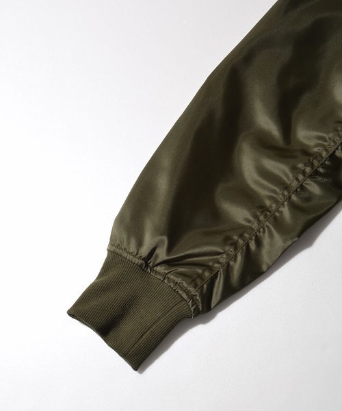 SHIPS JET BLUE（シップスジェットブルー）の「SHIPS JET BLUE (シップス ジェットブルー): ライトウェイト MA-1 フライトジャケット■（ミリタリージャケット・メンズ・ネイビー/オリーブ/ブラック・LARGE/MEDIUM/SMALL）」の18枚目の写真