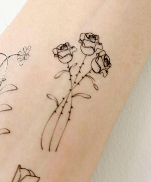 WEGO（ウィゴー）の「WEGO/シンプルモチーフタトゥーシール（コスチューム/パーティーグッズ・レディース・その他1/その他2/その他3/その他4/その他5/その他6/その他7/その他8/その他9/その他10・FREE）」の9枚目の写真