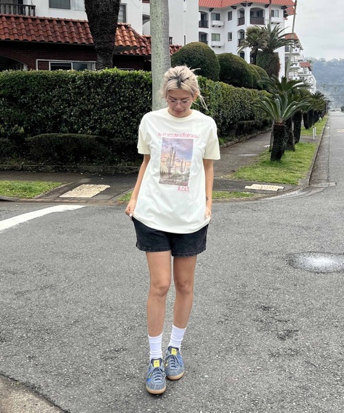 ROXY（ロキシー）の「CARIBBEAN SEA/ロキシーフォトプリント半袖Tシャツ（Tシャツ/カットソー・レディース・ブラック/ホワイト/グリーン・LARGE/MEDIUM/SMALL）」の12枚目の写真