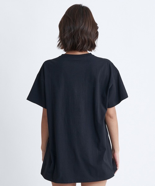ROXY（ロキシー）の「CARIBBEAN SEA/ロキシーフォトプリント半袖Tシャツ（Tシャツ/カットソー・レディース・ブラック/ホワイト/グリーン・LARGE/MEDIUM/SMALL）」の9枚目の写真
