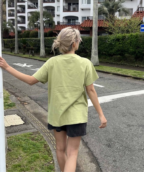 ROXY（ロキシー）の「CARIBBEAN SEA/ロキシーフォトプリント半袖Tシャツ（Tシャツ/カットソー・レディース・ブラック/ホワイト/グリーン・LARGE/MEDIUM/SMALL）」の18枚目の写真