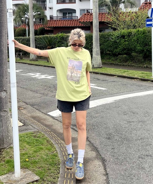 ROXY（ロキシー）の「CARIBBEAN SEA/ロキシーフォトプリント半袖Tシャツ（Tシャツ/カットソー・レディース・ブラック/ホワイト/グリーン・LARGE/MEDIUM/SMALL）」の22枚目の写真