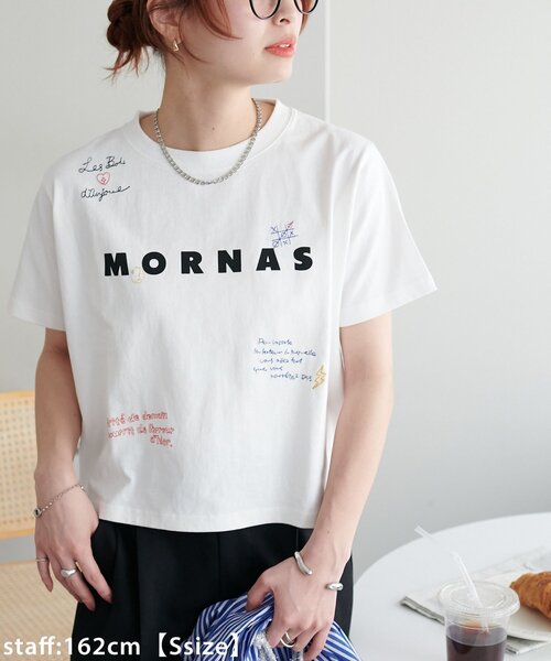 DISCOAT(ディスコート)の「【WEB限定】総柄刺繍ロゴTシャツ《ユニセックス》(Tシャツ/カットソー・レディース・ピンク/オフホワイト/チャコールグレー/ネイビー・SMALL/FREE)」の16枚目の写真