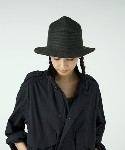 FREAK'S STORE(フリークスストア)の「WASHABLE Mt.HAT / ウォッシャブル ハット(ハット・メンズ・ホワイト/チャコールグレー・ONE SIZE)」の2枚目の写真