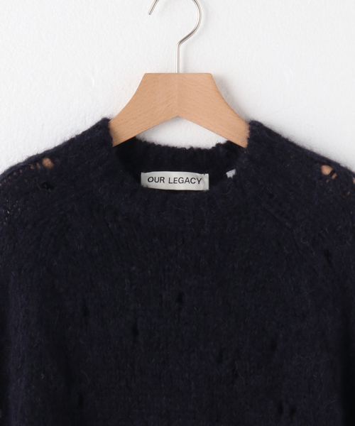 Our Legacy（アワーレガシー）の「【OUR LEGACY / アワーレガシー】NEEDLE DROP RAGLAN（ニット/セーター・メンズ・ネイビー・46）」の3枚目の写真