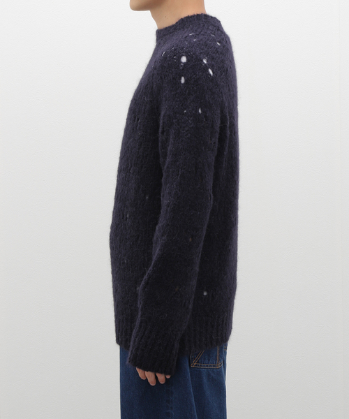 Our Legacy（アワーレガシー）の「【OUR LEGACY / アワーレガシー】NEEDLE DROP RAGLAN（ニット/セーター・メンズ・ネイビー・46）」の12枚目の写真