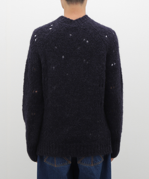 Our Legacy（アワーレガシー）の「【OUR LEGACY / アワーレガシー】NEEDLE DROP RAGLAN（ニット/セーター・メンズ・ネイビー・46）」の13枚目の写真