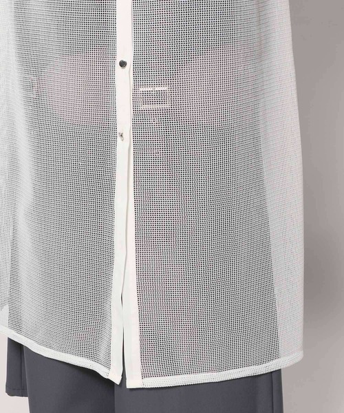 HARE（ハレ）の「メッシュデザインワンピース(HARE)（ワンピース・レディース・ホワイト/ブラック・FREE）」の21枚目の写真