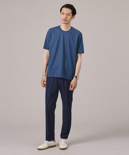 TAKEO KIKUCHI(タケオキクチ)の「【抗菌防臭/日本製】ハイブリッド サーフニット Tシャツ(Tシャツ/カットソー・メンズ・ライトグレー/カーキ/ネイビー/ブラック・02/03/04/01)」の13枚目の写真