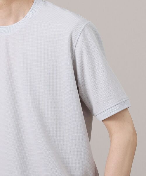 TAKEO KIKUCHI(タケオキクチ)の「【抗菌防臭/日本製】ハイブリッド サーフニット Tシャツ(Tシャツ/カットソー・メンズ・ライトグレー/カーキ/ネイビー/ブラック・02/03/04/01)」の22枚目の写真
