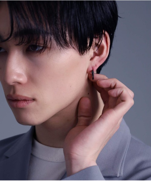 直営店舗限定】LH for Gift クロッシングピアス/シティポップ/ブラック