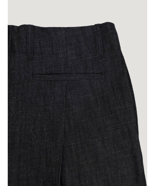Bargiee（バージー）の「ツリー デニム パンツ ストレート ベーシック ユニセックス（デニムパンツ・メンズ・ブラック・MEDIUM/LARGE）」の17枚目の写真