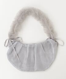 ASTORIA ODIER（アストリアオディール）の「チュールフリルハンドル・オーガンジーショルダーバック（ショルダーバッグ）」