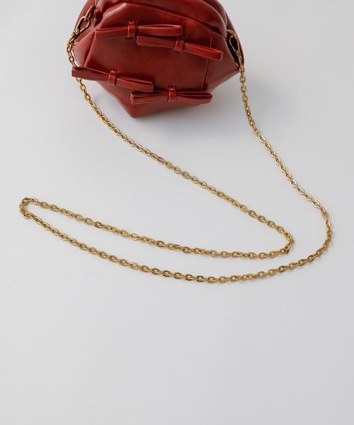 DEICY（デイシー）の「ミニリボンフレームクラッチチェーンバッグ（ショルダーバッグ・レディース・レッド/ピンク/ブラック・FREE）」の15枚目の写真