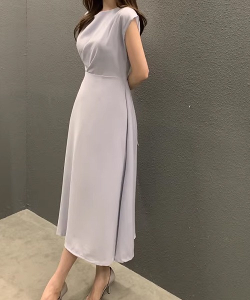 ROOPTOKYO（ループトウキョウ）の「ドレープワンピース（ワンピース・レディース・ブラック/ブルー/ホワイト・FREE）」の3枚目の写真