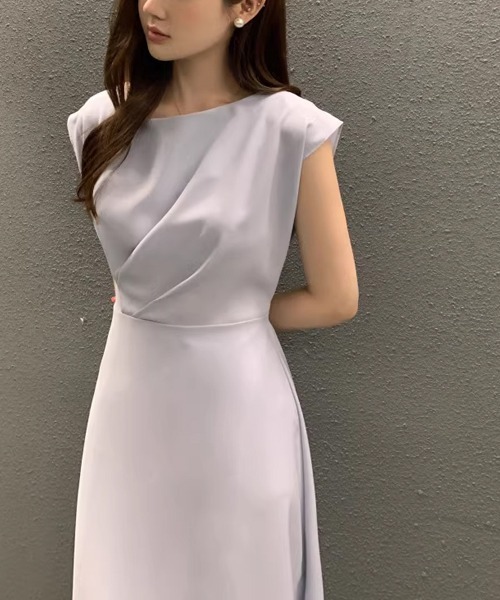 ROOPTOKYO（ループトウキョウ）の「ドレープワンピース（ワンピース・レディース・ブラック/ブルー/ホワイト・FREE）」の11枚目の写真