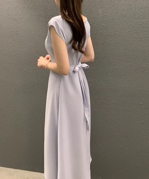 ROOPTOKYO（ループトウキョウ）の「ドレープワンピース（ワンピース・レディース・ブラック/ブルー/ホワイト・FREE）」の10枚目の写真