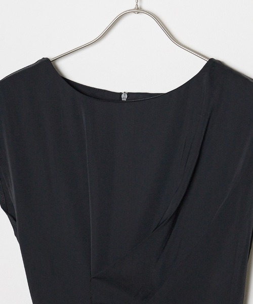 ROOPTOKYO（ループトウキョウ）の「ドレープワンピース（ワンピース・レディース・ブラック/ブルー/ホワイト・FREE）」の7枚目の写真