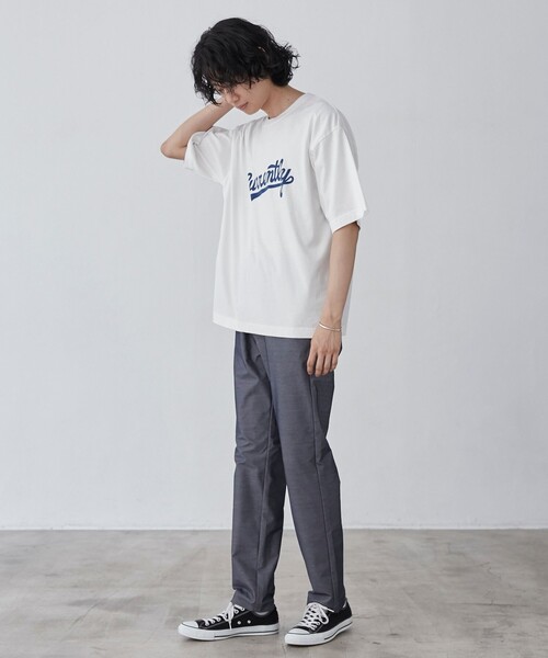 coen(コーエン)の「パウダーケミカルウォッシュロゴTシャツ(Tシャツ/カットソー・メンズ・ホワイト/ブラック/ネイビー・S/XL/L/M)」の10枚目の写真