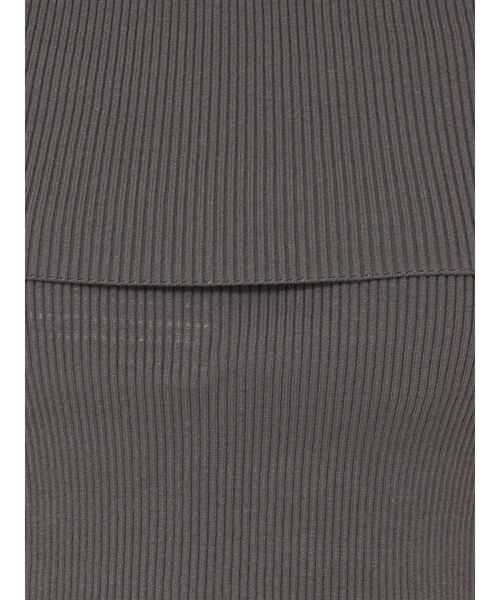 LAGUNAMOON(ラグナムーン)の「オフショルダーリブニットプルオーバー(ニット/セーター・レディース・チャコールグレー/ベージュ/ライトグリーン・FREE)」の15枚目の写真