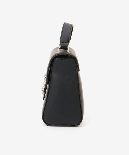 MAJESTIC LEGON（マジェスティックレゴン）の「ビジューバックルバッグ（ショルダーバッグ・レディース・グレイッシュベージュ/ブラック/ベージュ系その他2・FREE）」の17枚目の写真