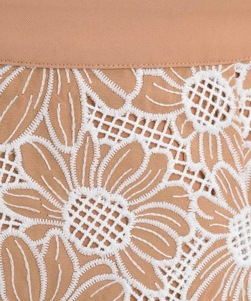 Andemiu（アンデミュウ）の「レースキリカエＩラインスカート136085（スカート・レディース・ベージュ/オレンジ/チャコールグレー・SMALL/MEDIUM）」の17枚目の写真