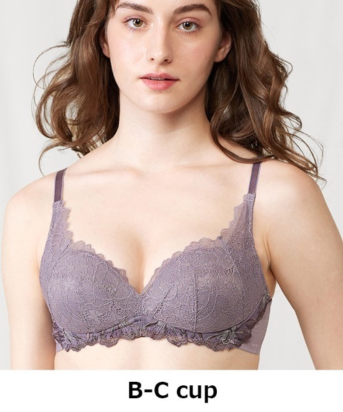 天使のブラ 魔法のハリ感606 ノンワイヤーブラジャー【B,Cカップ】 TR606 P（ブラジャー）｜Triumph（トリンプ）